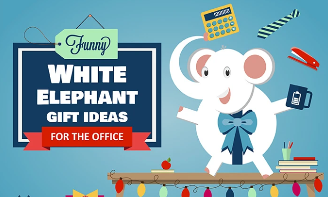 Silly & Funny White Elephant Office Ideas [Infographic]