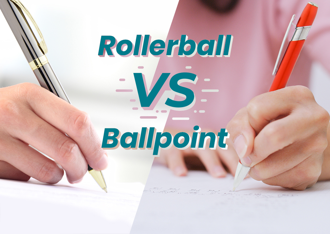 Rollerball vs Ballpoint Pens Explained [Plus Video]