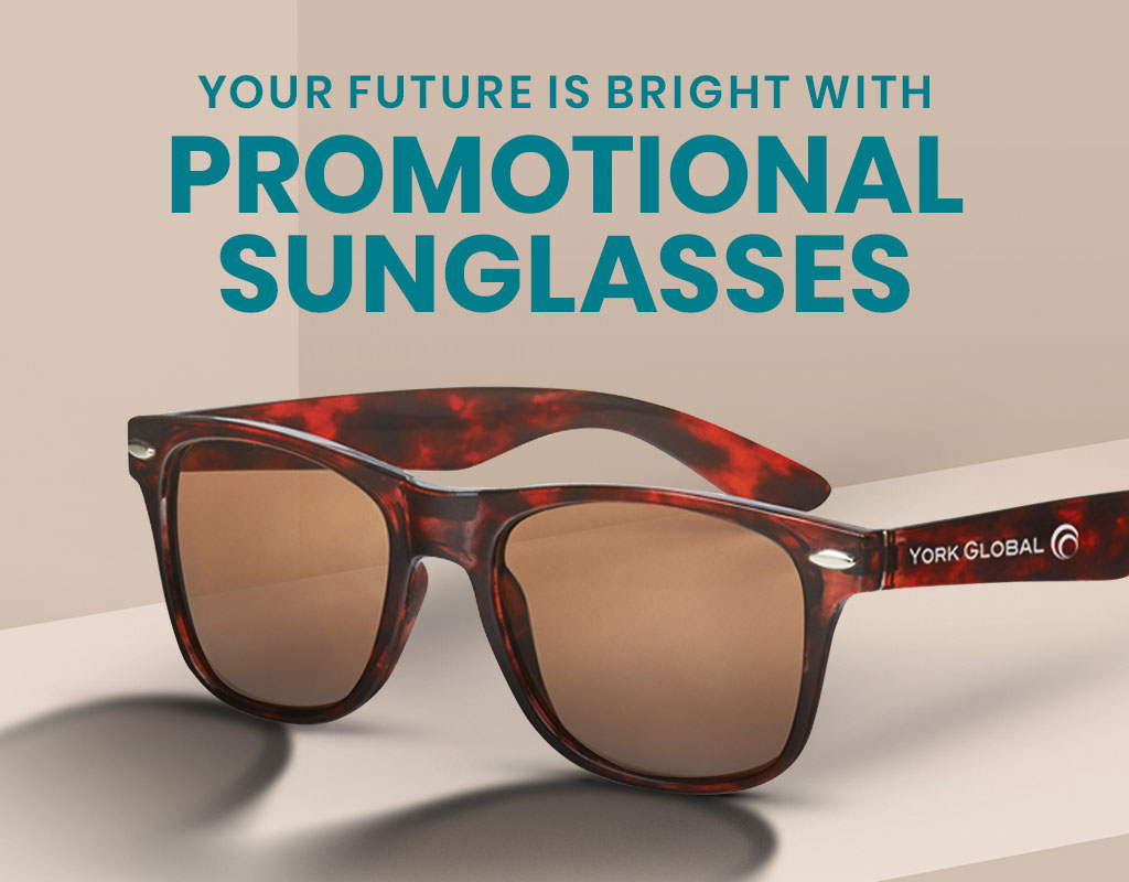 Malibu Sunglasses, Customized with Your Text or Logo