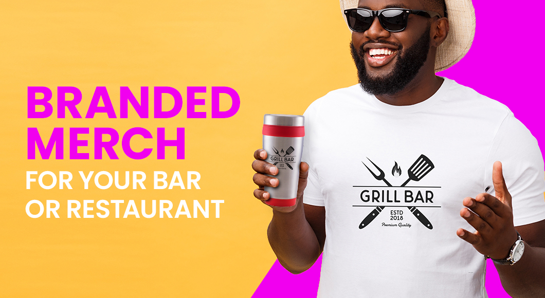 Branded merch for bars and restaurants