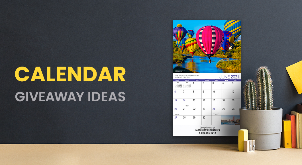 Wall Calendar Customized with Logo