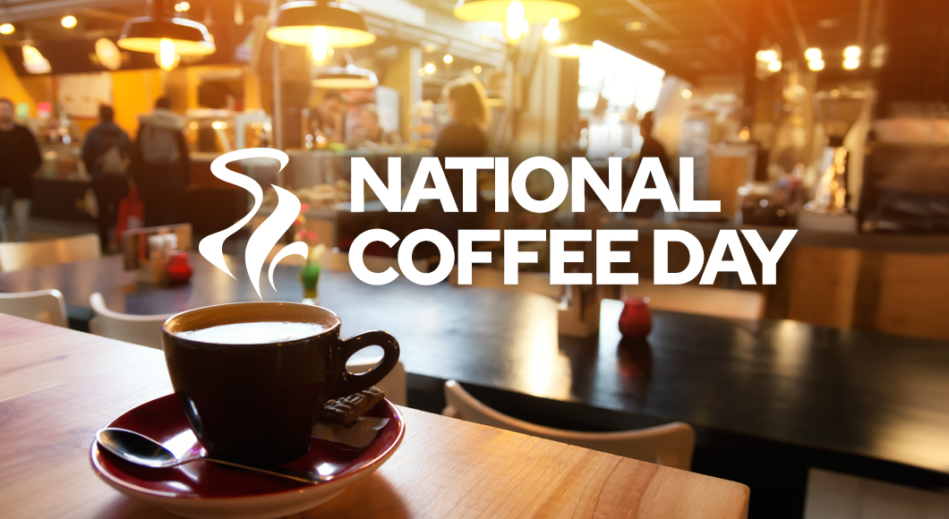 National Coffee Day at a local coffee shop