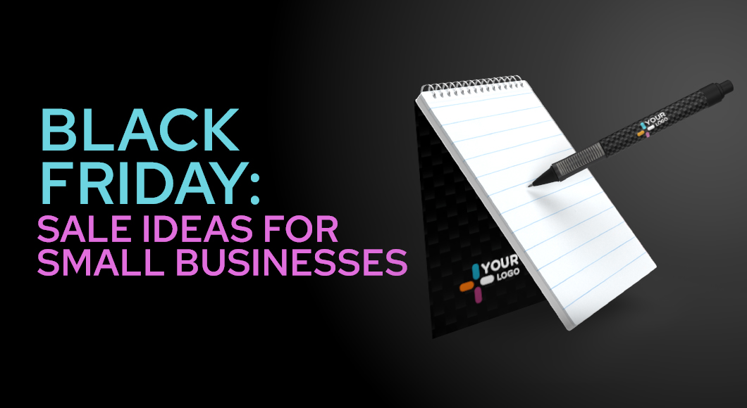 Black Friday Ideas: notepad and pen to write down Black Friday sale ideas for small businesses