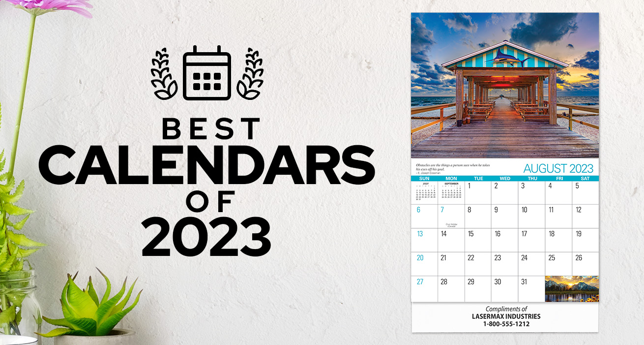 Scenic wall calendar representing best calendars of 2023