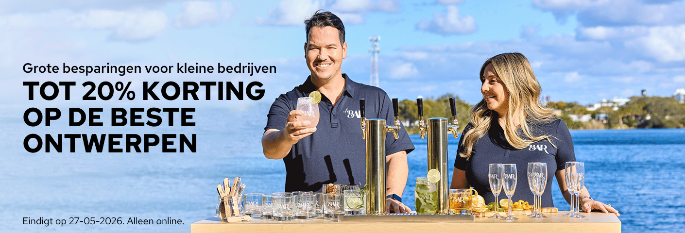 Tot -20% op de beste promotionele producten.