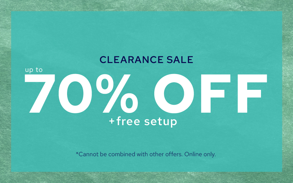 Christmas Clearance 50 to 70% Off!