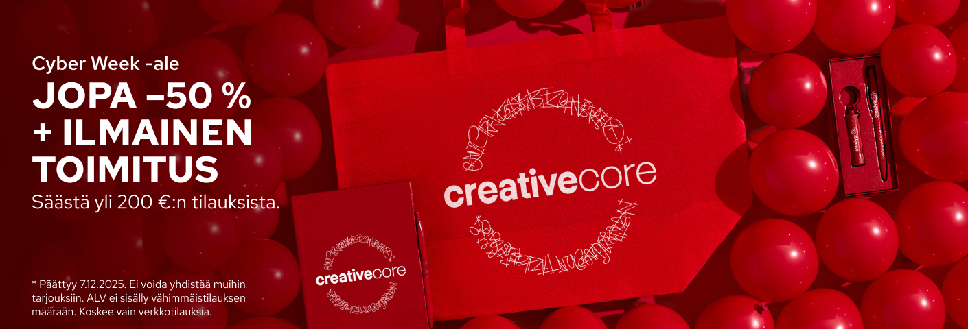 Jopa –50 % + ILMAINEN toimitus mainostuotteille