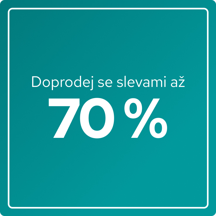 Doprodej se slevami až 70 %