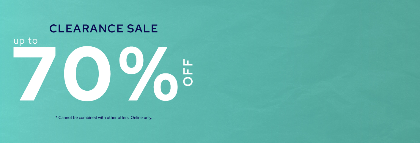 Enjoy Up to 70% Off Clearance