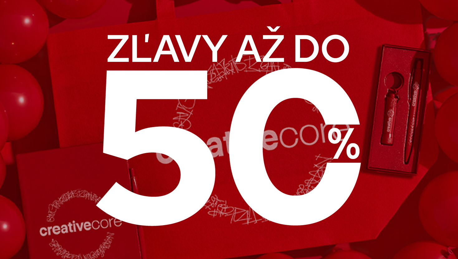 ZĽAVY až do 50 % + BEZPLATNÉ doručenie reklamných predmetov
