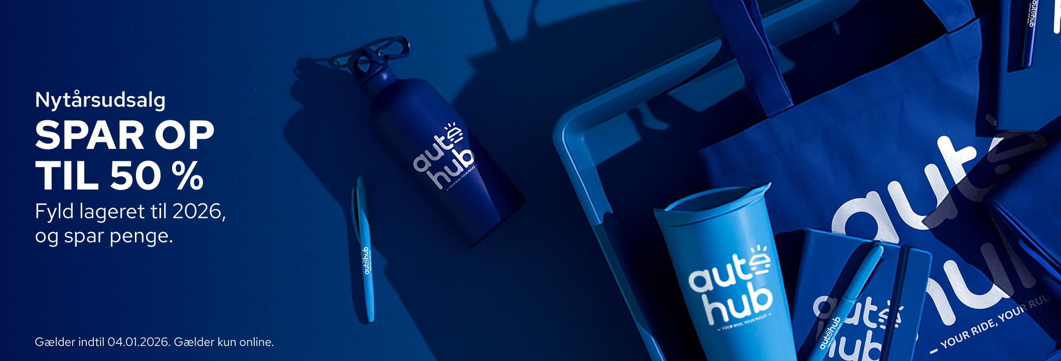 Spar op til 50 % på reklameprodukter, inden de er væk.