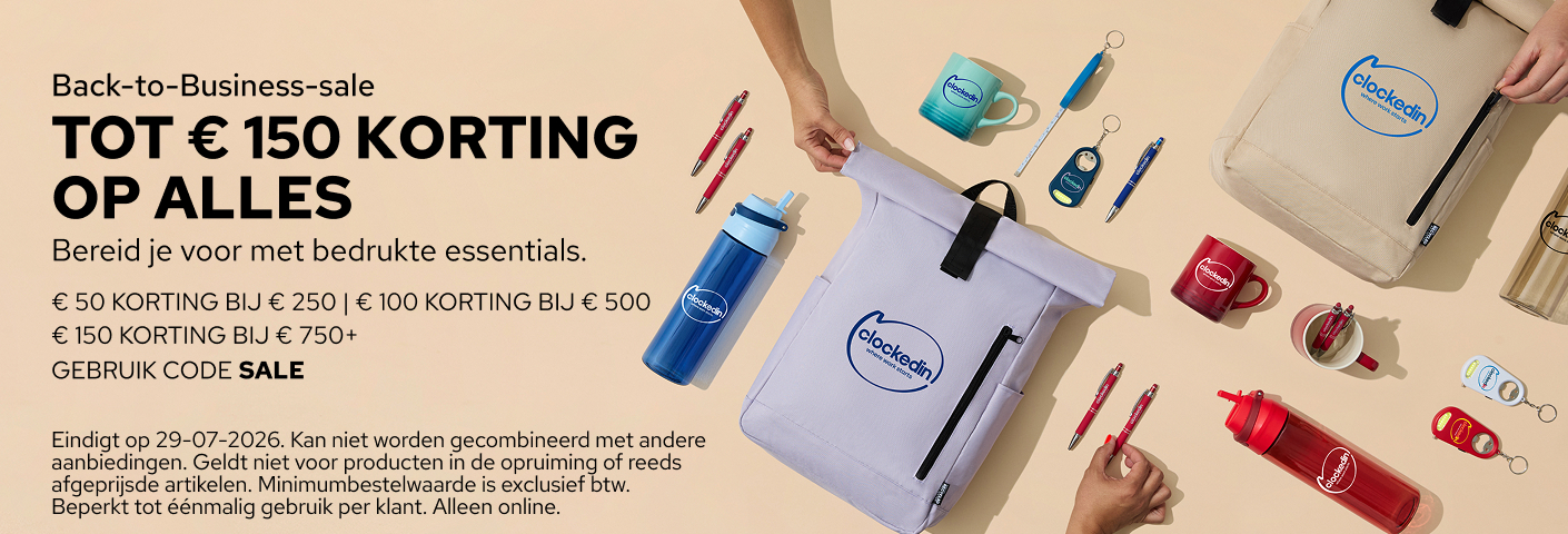 Tot wel € 150 korting op relatiegeschenken.