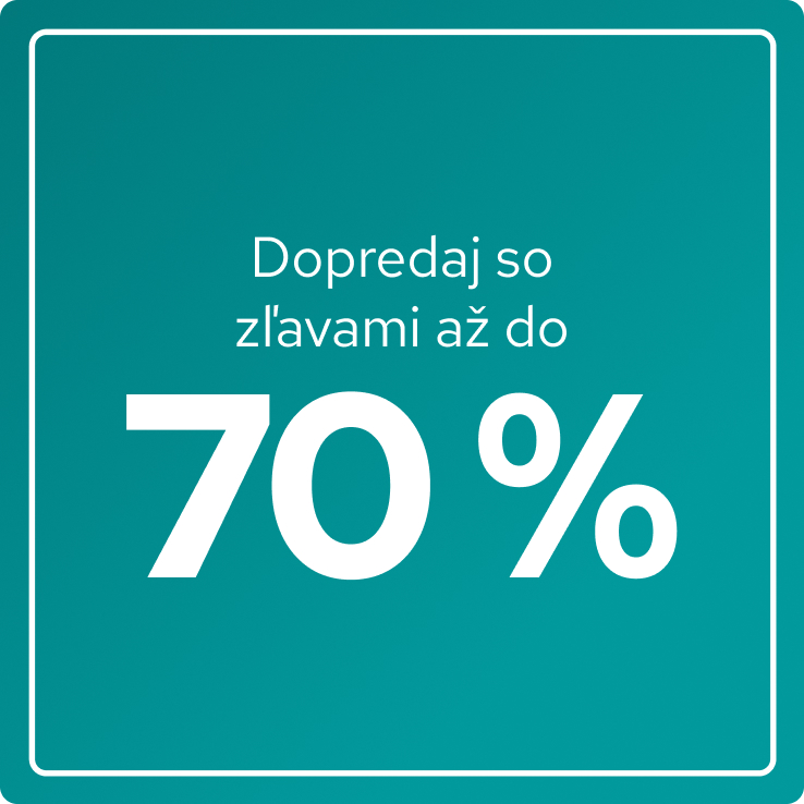 Dopredaj so zľavami až do 70 %