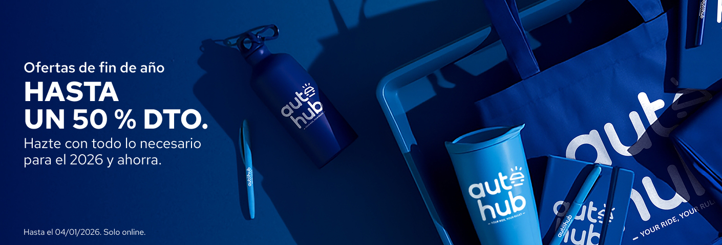 Hasta un 50 % DTO. en productos personalizados hasta agotar existencias.