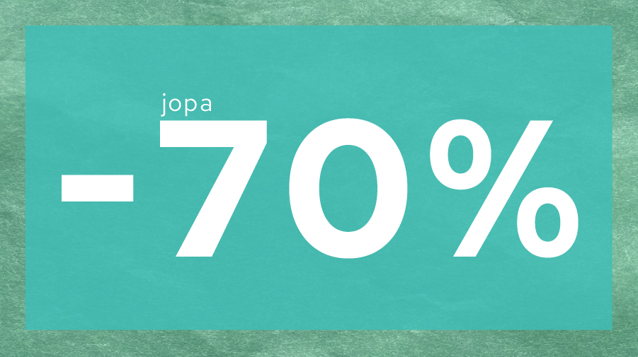 Jopa −70 % 