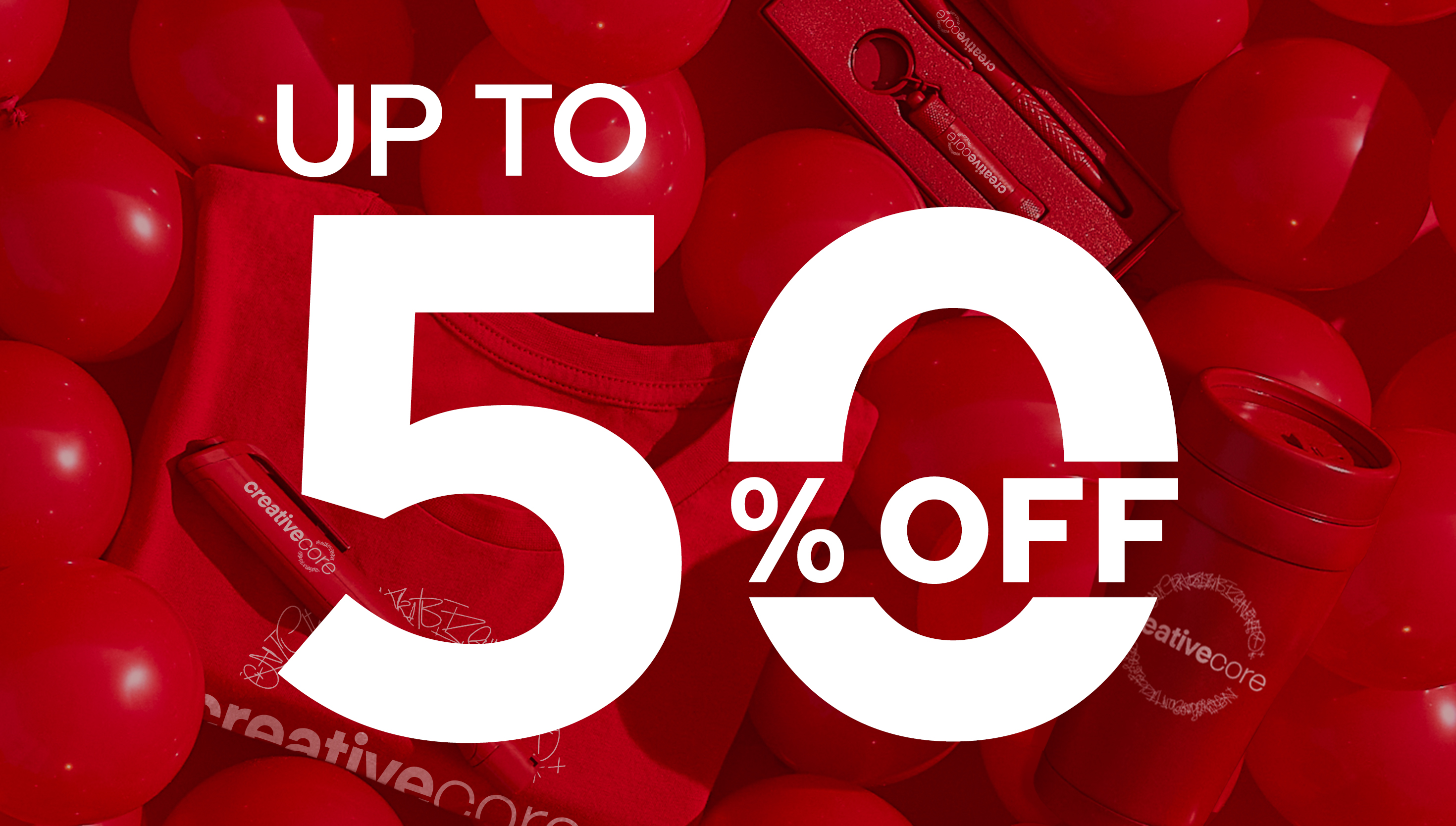 Up to 50% OFF + Free Shipping on promotional products