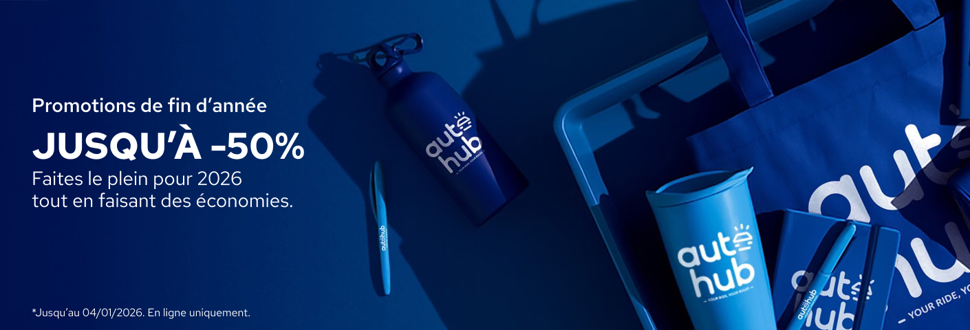 Jusqu’à -50% sur les objets publicitaires jusqu’à épuisement des stocks.