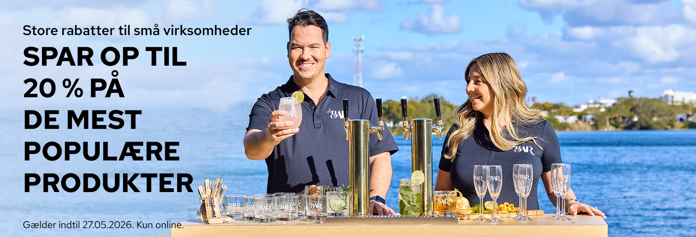 Spar op til 20 % på reklameartikler.