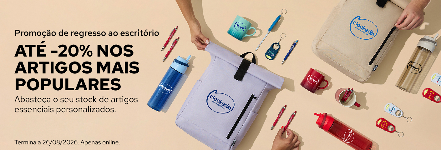 Poupe até -20% nos produtos promocionais mais populares.