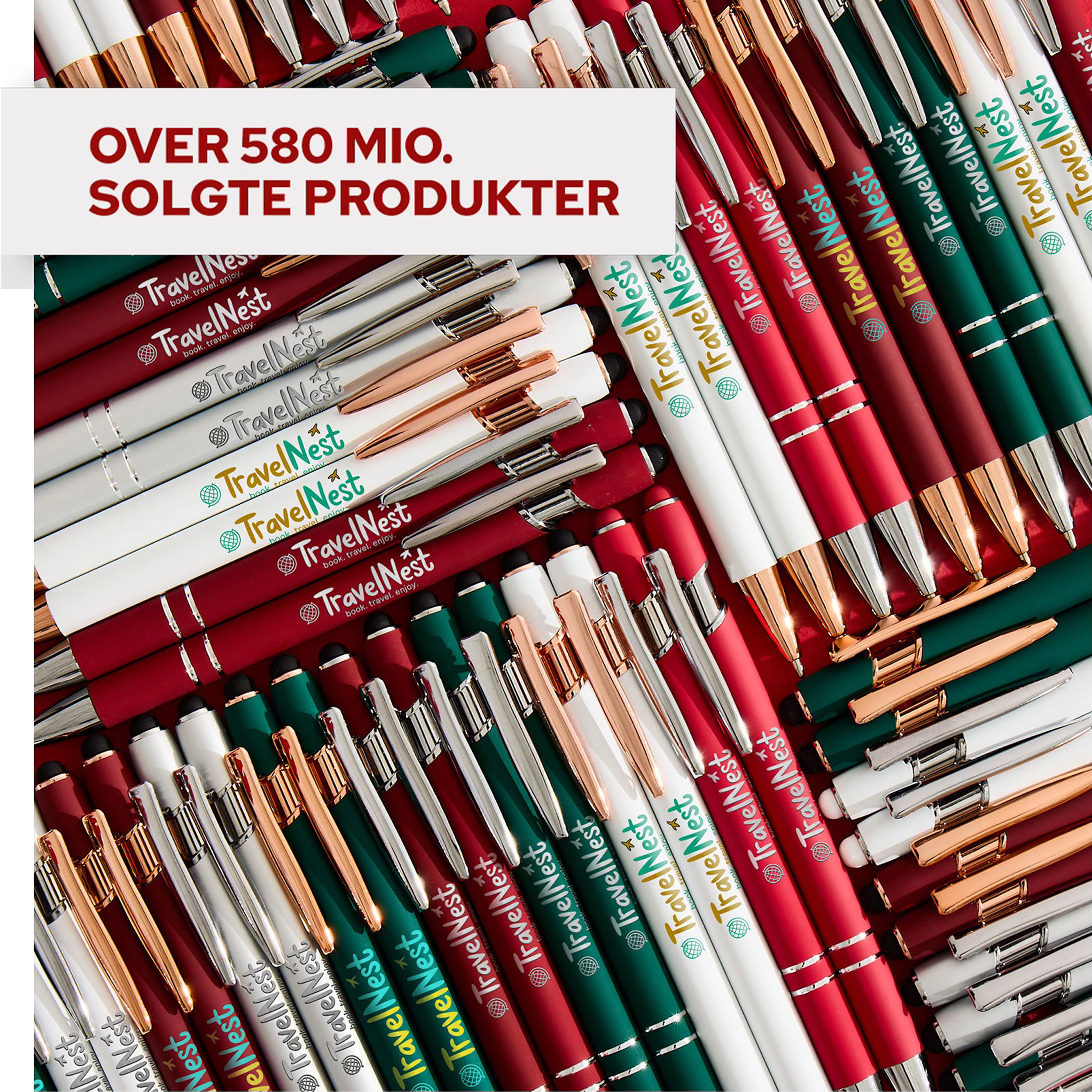 Over 580 mio. solgte produkter