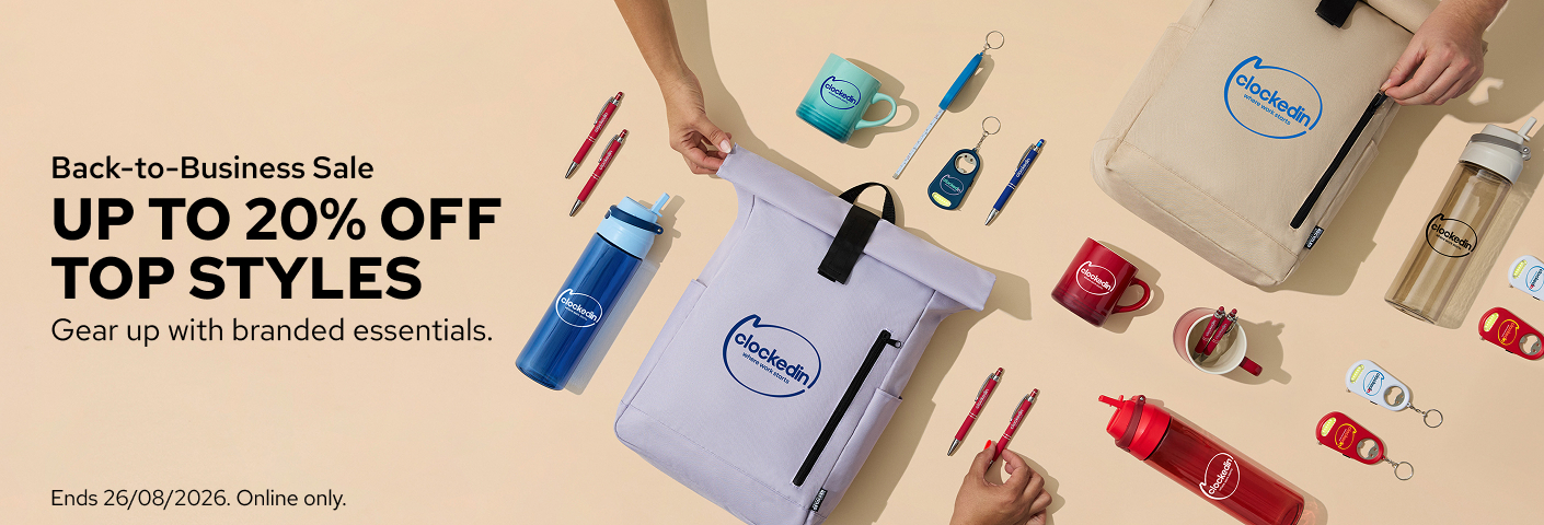 Save up to 20% on top promotional products.