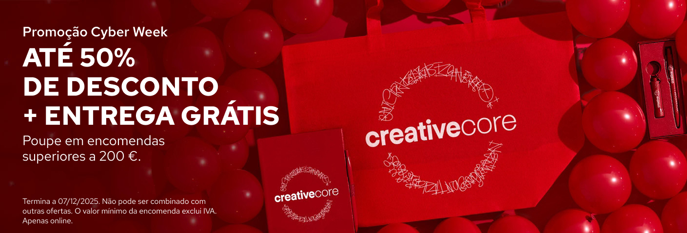 Até 50% DE DESCONTO + entrega GRÁTIS para produtos personalizados