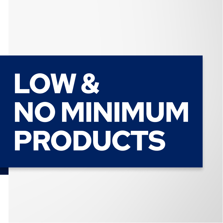 Low Minimum Promotional Products
