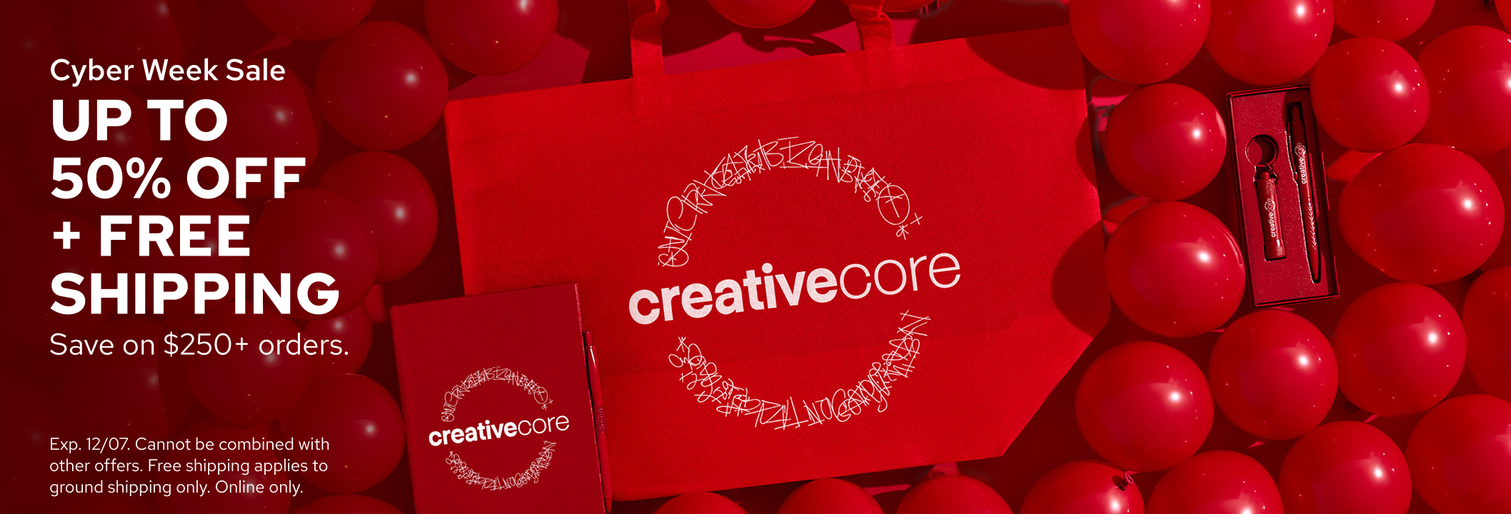 Up to 50% OFF + FREE delivery on promotional products