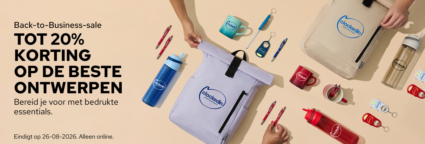 Tot wel -20% op de beste relatiegeschenken.