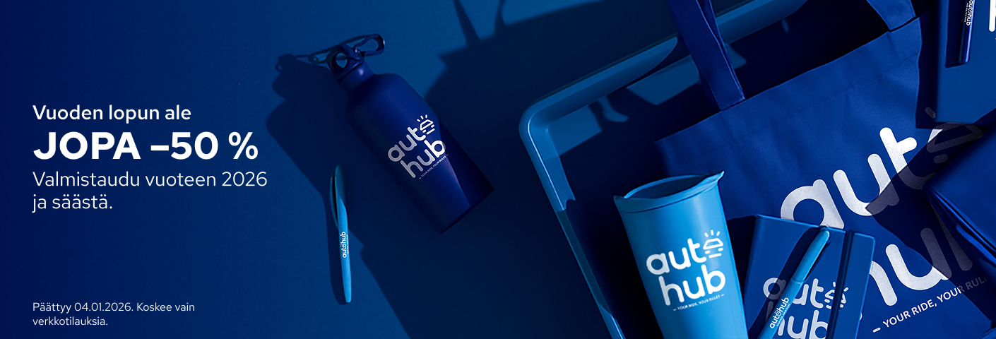 Jopa 50 % alennusta mainostuotteista, niin kauan kuin tavaraa riittää.