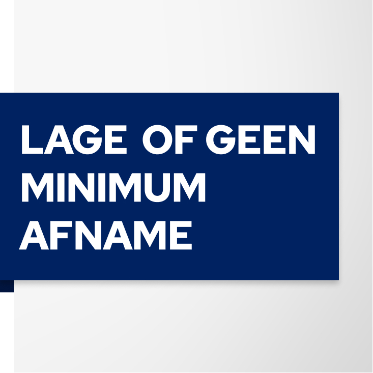 Lage afname