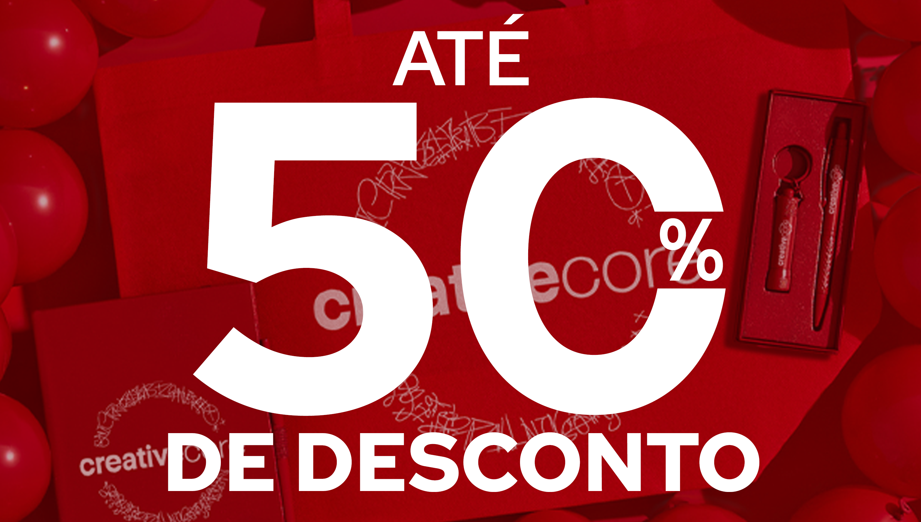 ATÉ 50% DE DESCONTO + ENTREGA GRÁTIS