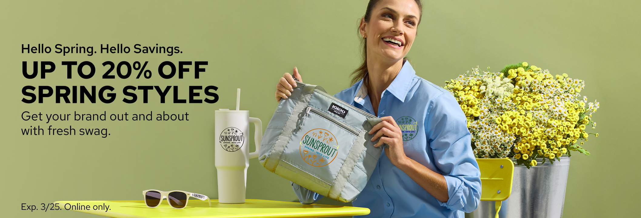 Up to 20% off promotional products