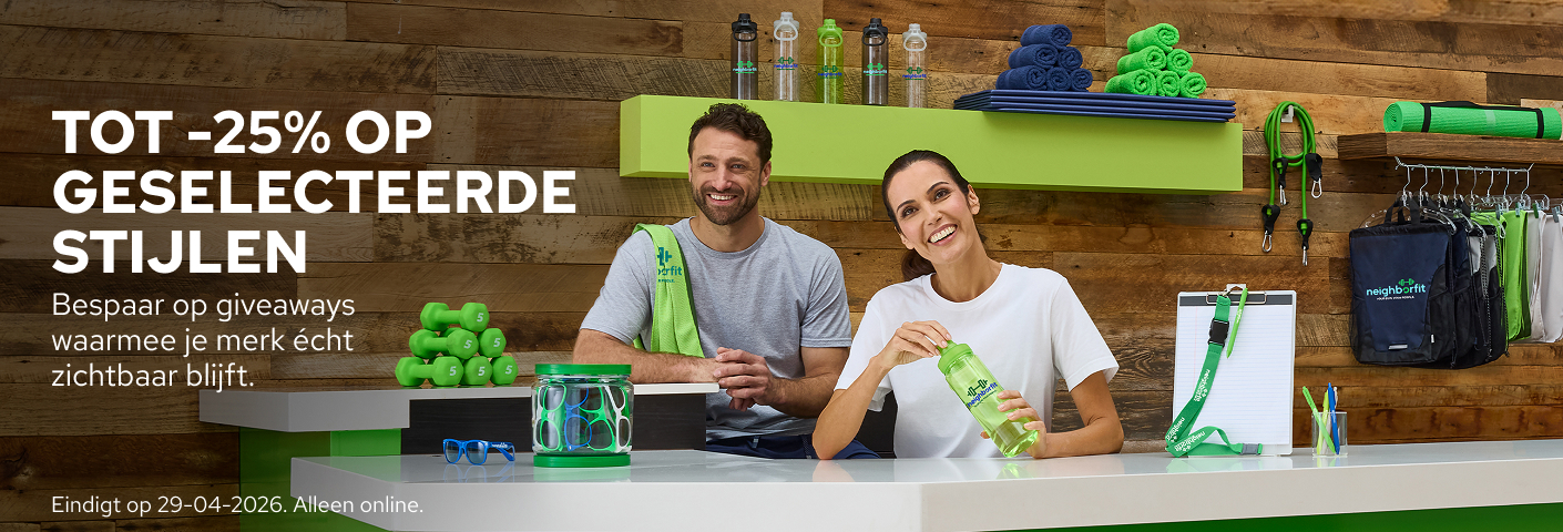 Bespaar op geselecteerde relatiegeschenken