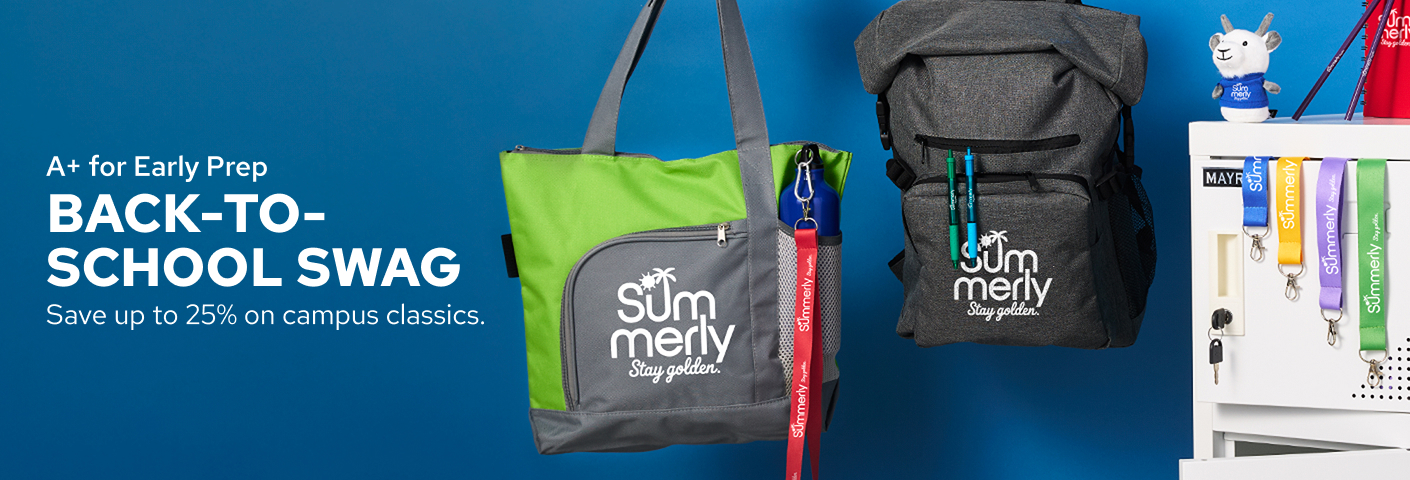 Save on back-to-school promotional products