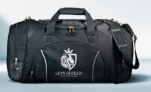 Duffle Bag mit Logodruck