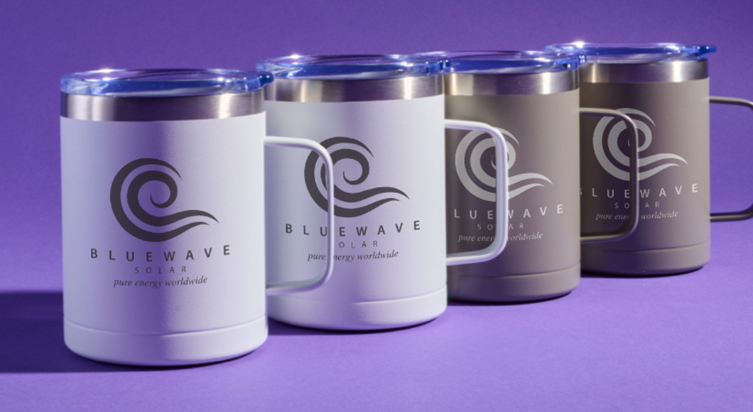 mugs personnalisés à anse et logo imprimé