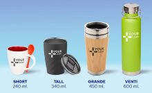 formato tazze Starbucks